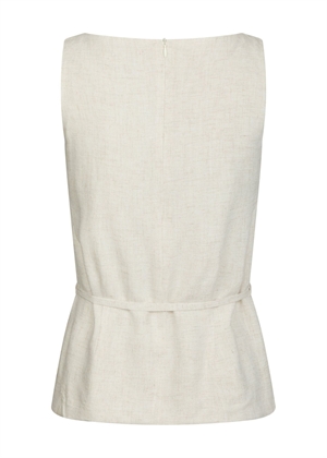 Nassa linen top Natural Neo Noir 